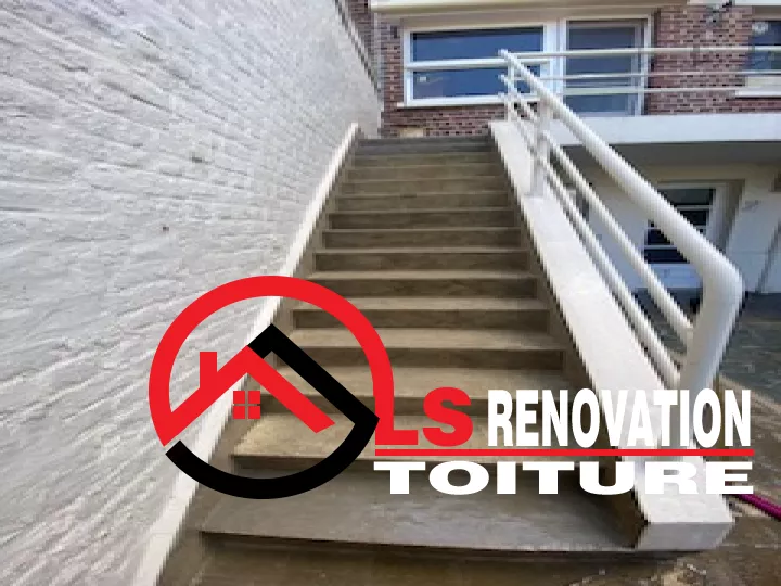 nettoyage valenciennes Un escalier béton comme neuf aprés intervention
